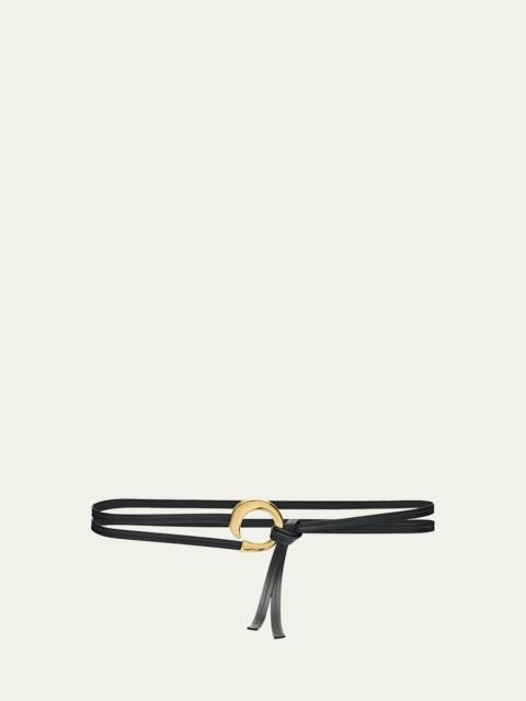 Bottega Veneta Cintura Leather Wrap Belt