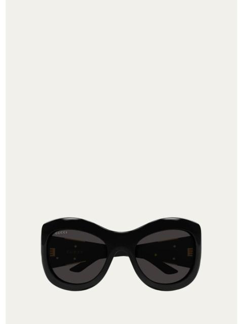 GUCCI Generation Double G 58MM Butterfly Sunglasses