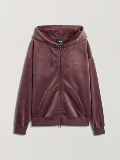 Y-3 Y-3 VELVET CORDUROY ZIPPER HOODIE