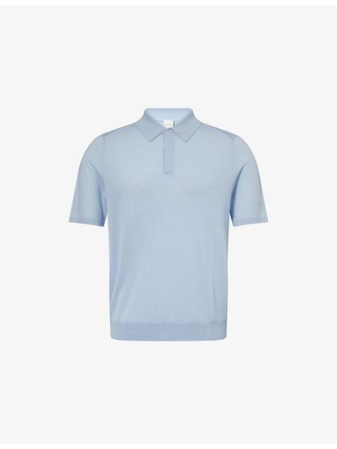 Paul Smith Short-Sleeve Merino-Wool Polo Shirt