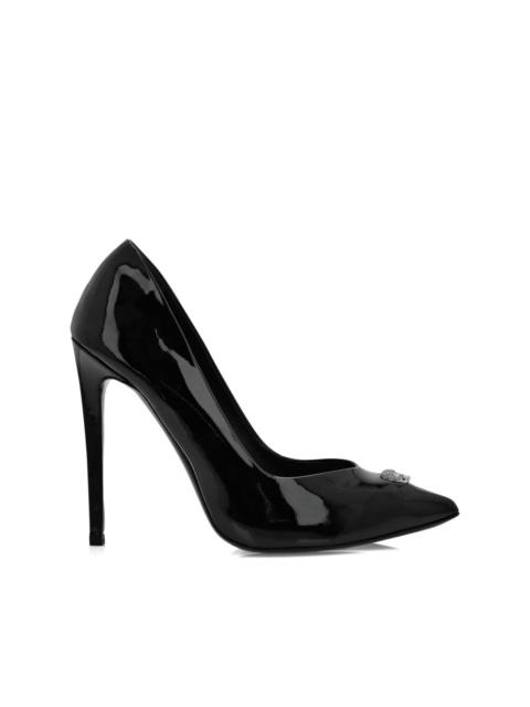 PHILIPP PLEIN Skull-plaque high-heel pumps