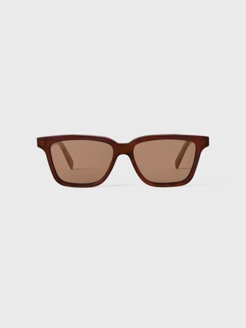 Totême The Squares sunglasses umber