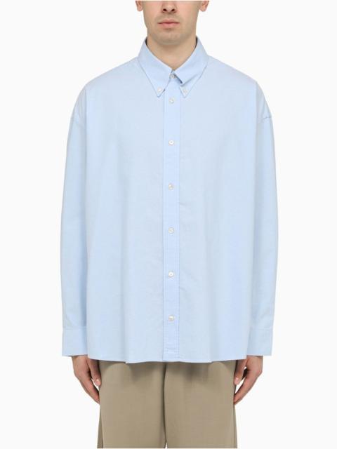 Studio Nicholson Light blue cotton button-down shirt