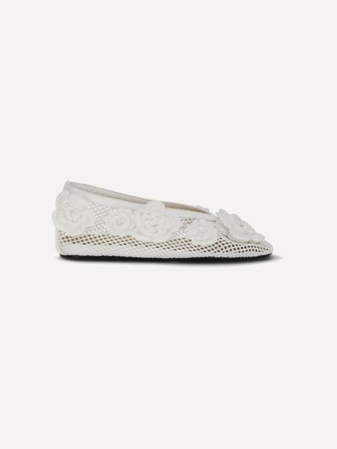 GANNI Jenny mesh Ballerinas