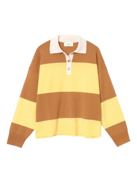 XÍRENA striped polo shirt