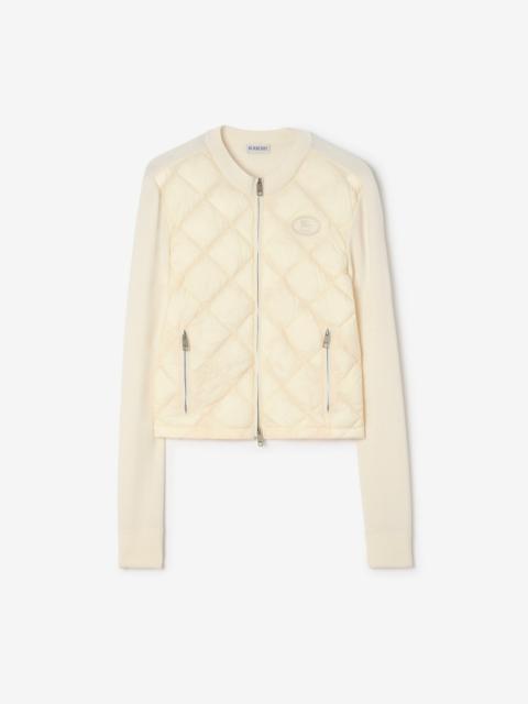 Burberry Quilted Nylon and Wool Fulbrook Jacket