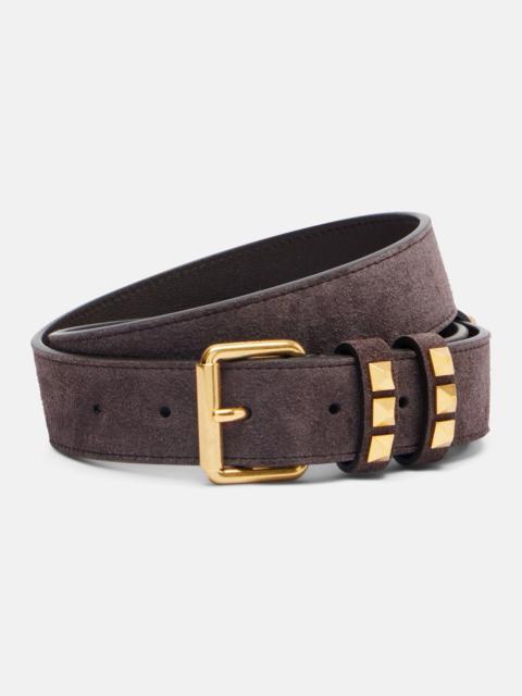 Valentino Flaneuse Rockstud suede belt