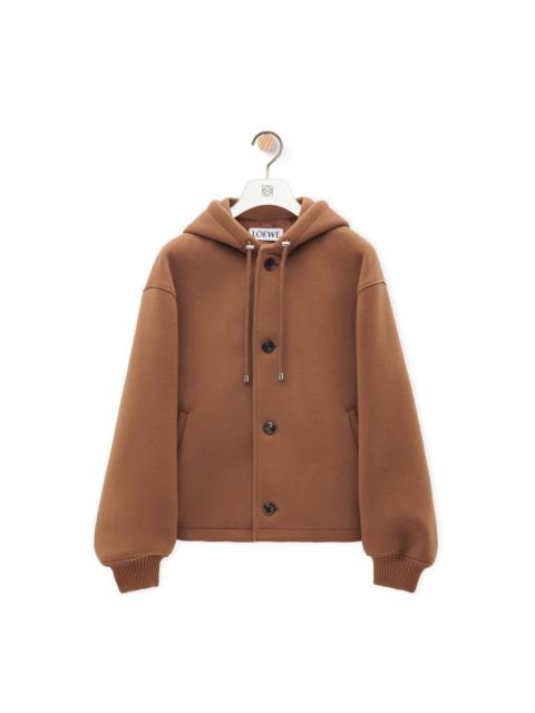 Loewe Hooded jacket in wool