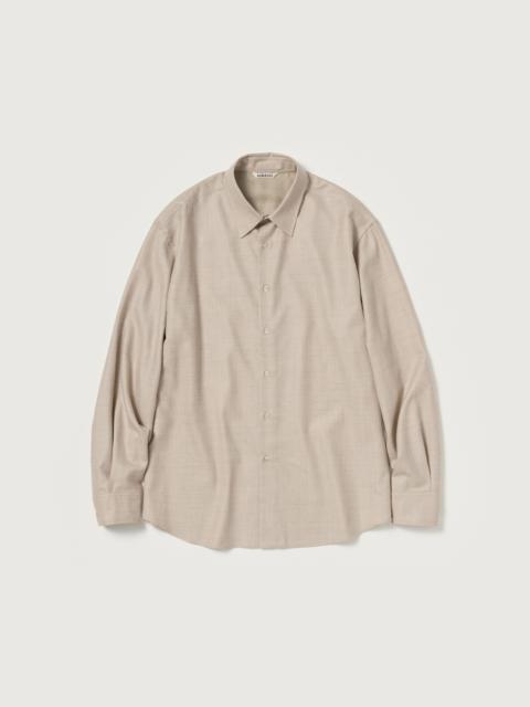 AURALEE SUPER LIGHT WOOL SHIRT