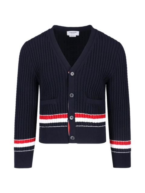 Thom Browne striped knit cardigan