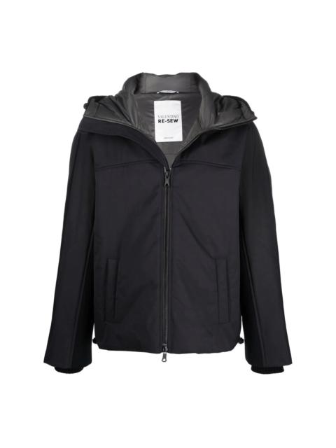Valentino panelled padded jacket