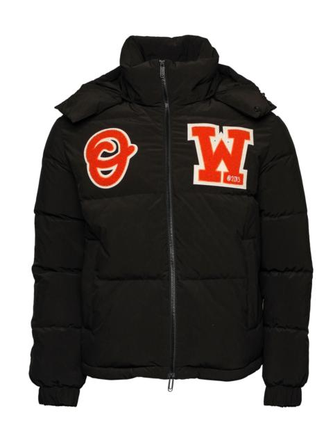 Off-White Patch Puffer Down Jacket Black