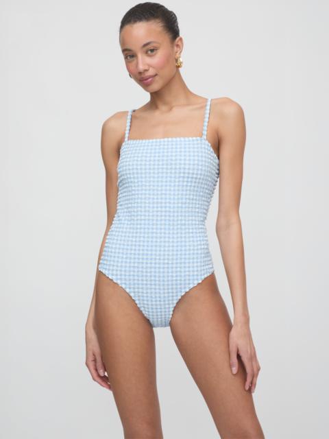 Hill House Home The Giana One Piece - Blue Gingham