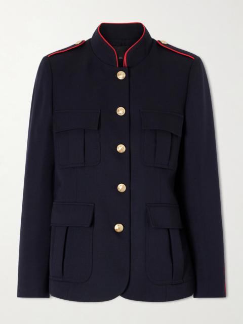 NILI LOTAN Silas Wool-gabardine Jacket