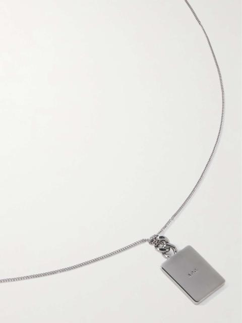 A.P.C. Darwin Gunmetal-Tone Pendant Necklace