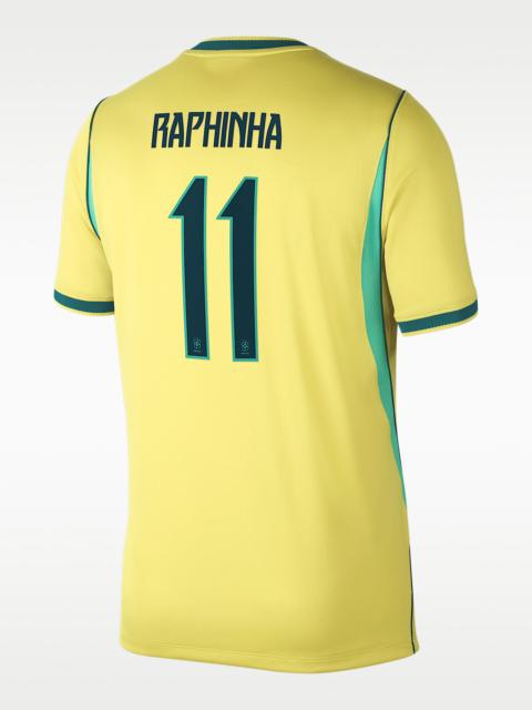 Nike Raphinha Brazil National Team 2026 Stadium Home Men's Nike Dri-FIT Soccer Jersey