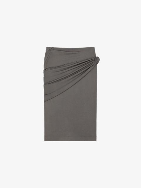 Givenchy DRAPED SKIRT IN CREPE