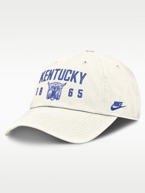 Nike Kentucky Natural Club Men's Nike College Adjustable Hat