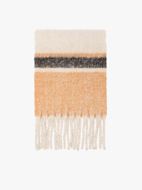 Mackintosh NATURAL STRIPED BLANKET SCARF