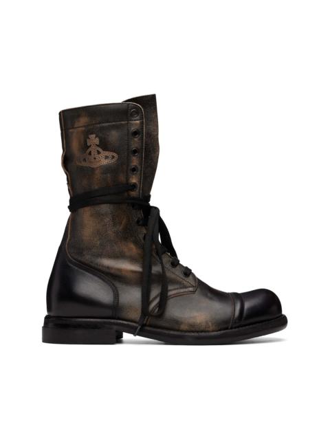 Vivienne Westwood Black Parachute Boots