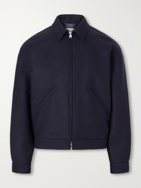 Valstar Brushed Virgin Wool-Twill Bomber Jacket