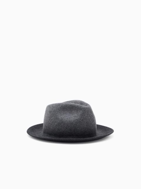 GIORGIO ARMANI CLASSIC HAT IN VIRGIN WOOL