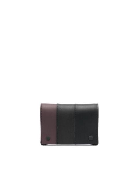 SUNNEI tri-colour leather wallet