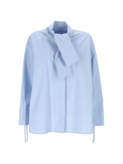 AGNONA pussy-bow long-sleeve shirt