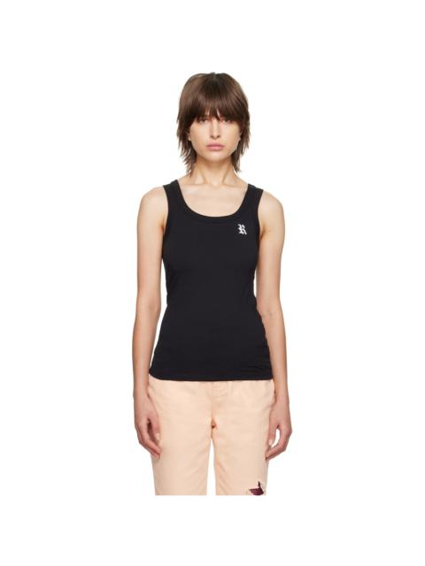 Raf Simons Black Patch Tank Top