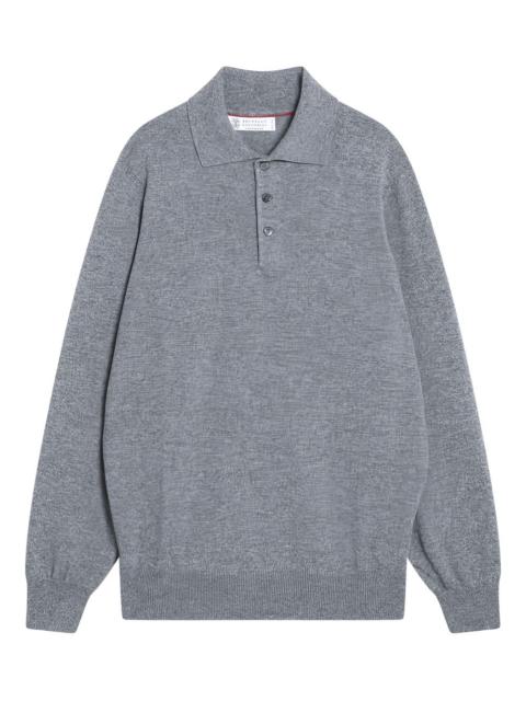 Brunello Cucinelli long-sleeve polo shirt