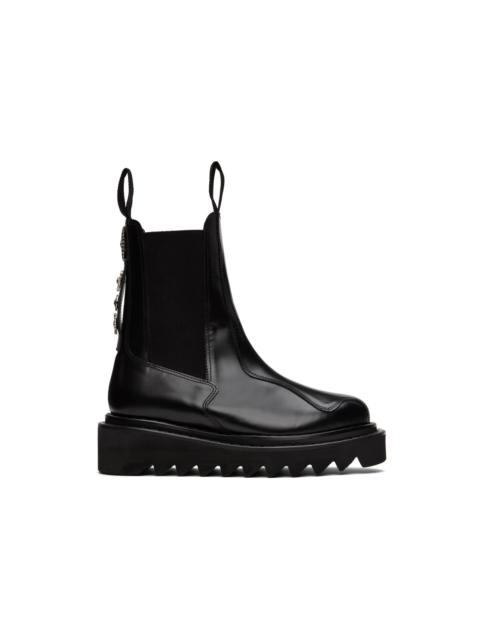 TOGA PULLA Black Leather Boots