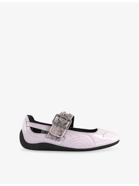 PUMA Speedcat Ballet Patent-Leather Trainers