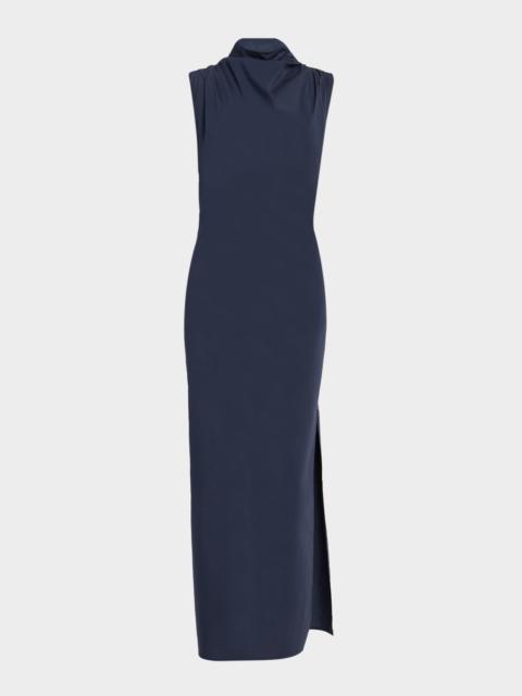 TWP Gathered Thoughts Dress in Cotton Shirting