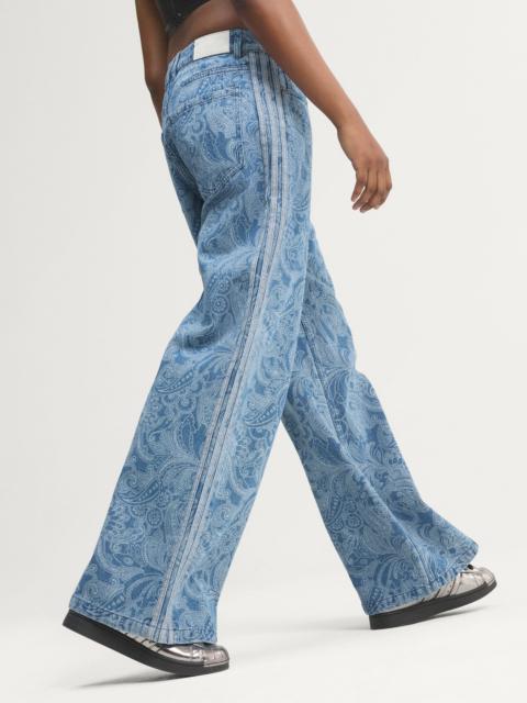 adidas Originals ADIDAS LIBERTY LONDON FIREBIRD MID RISE STRAIGHT DENIM PANT