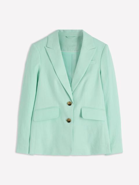 BODEN Stamford Linen Blazer-Spearmint