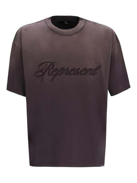 REPRESENT crew-neck logo T-shirt