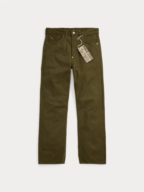 RRL by Ralph Lauren Limited-Edition Olive Selvedge Jean