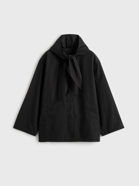 TOTEME Technical scarf jacket black