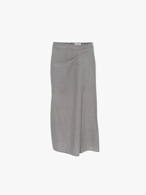 Victoria Beckham Pressed Skirt In Ore