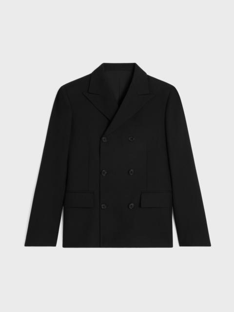 CELINE tailored jacket IN wool gabardine