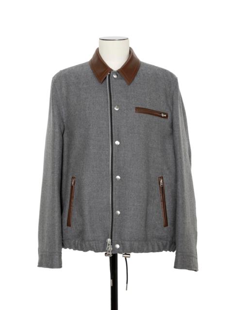 sacai Wool Melton Blouson
