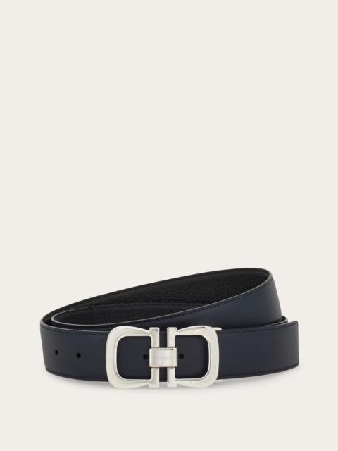 FERRAGAMO Reversible and adjustable Gancini belt