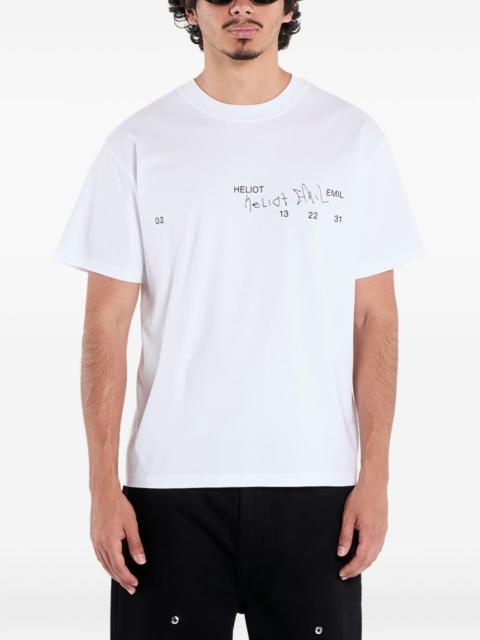HELIOT EMIL™ Fulgens signature-print T-shirt