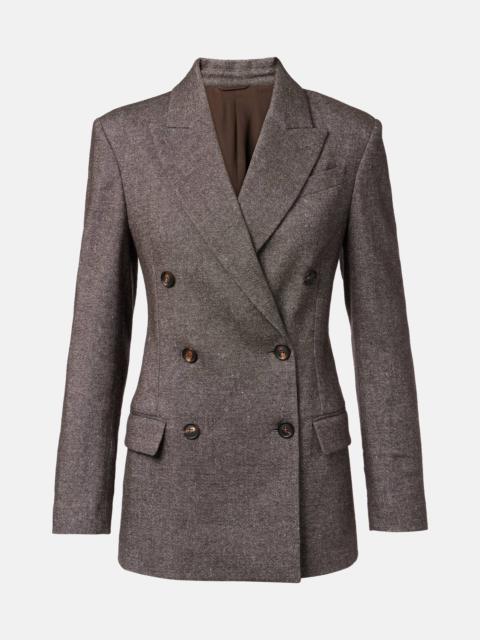 Brunello Cucinelli Wool and linen-blend blazer