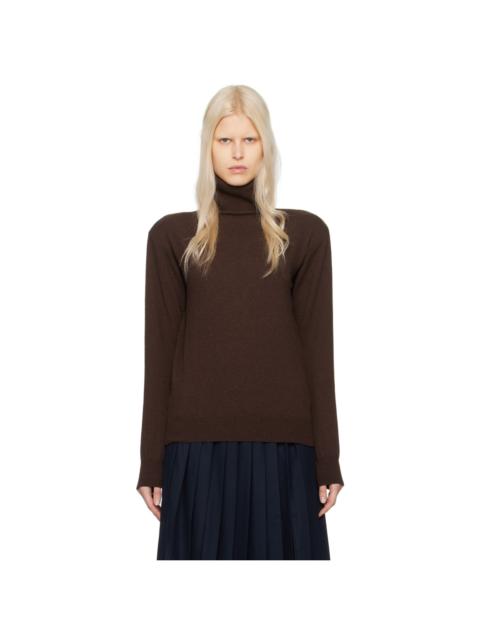 The Frankie Shop Brown Ines Turtleneck