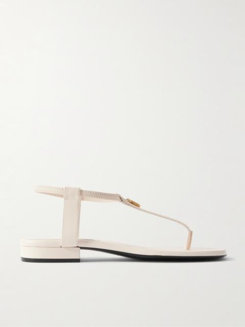 Loro Piana Mindil Embellished Leather Sandals