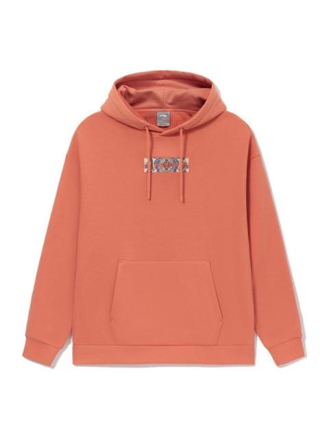Li-Ning Li-Ning Embroidered Logo Hoodie 'Orange' AWDRD42-11