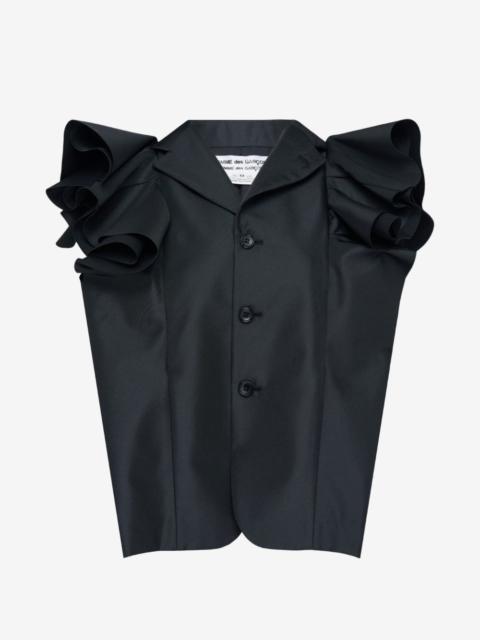 Comme des Garçons Comme des Garçons ruffled sleeveless top