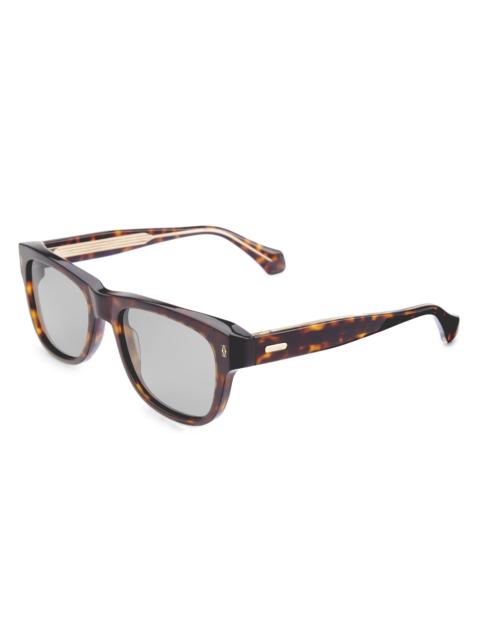 Cartier Men's Initiation 55MM Rectangular Sunglasses - Havana