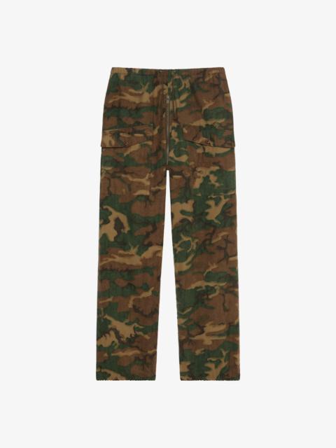 Givenchy CASUAL CAMO PANTS IN FLANNEL